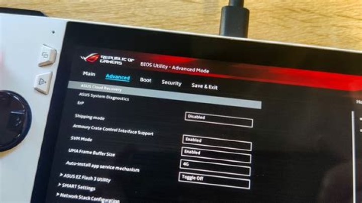 ASUS ROG Ally Cloud Recovery Checking