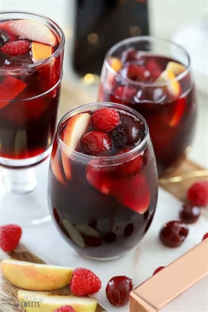 Cherry Red Wine Sangria - Celebrating Sweets