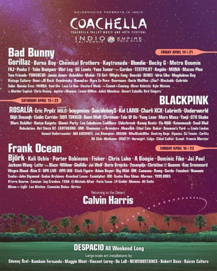 Coachella 2023 : Schedule, Dates, Ticket Price and Where to watch? Coachella 2023 : Schedule, Dates, Ticket Price and Where to watch?