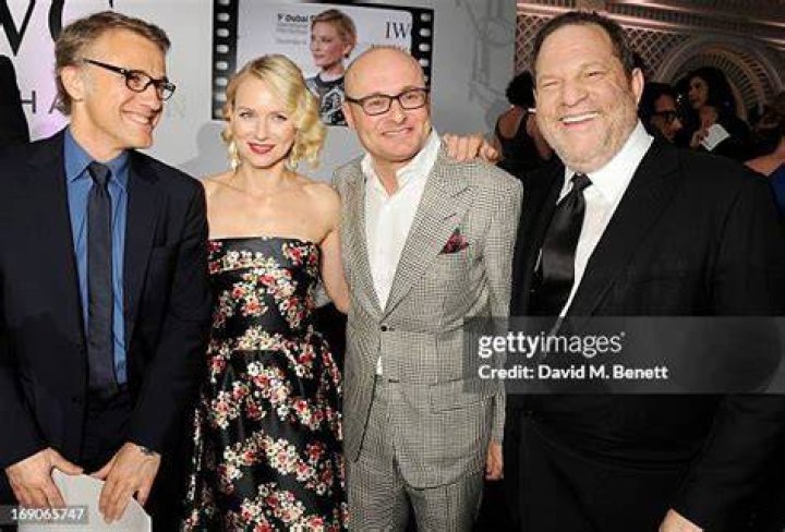 Harvey Weinstein, Georges Kern, Christoph Waltz, Naomi Watts