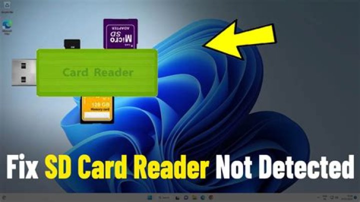 How do i fix my sd card not reading