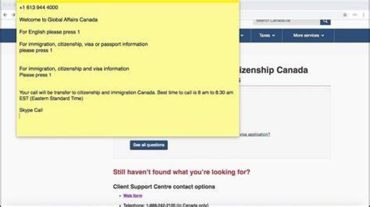 How to contact cic canada