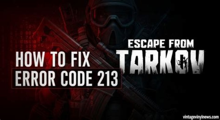 How to Fix Error 213 When Connecting to Escape From Tarkov Authentication Server