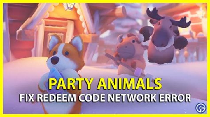 How to Fix / Solve Party Animals Redeem Code Network Error - SarkariResult