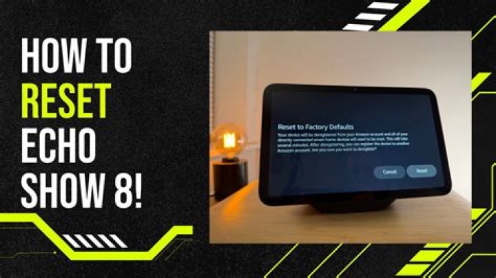How to reset echo show