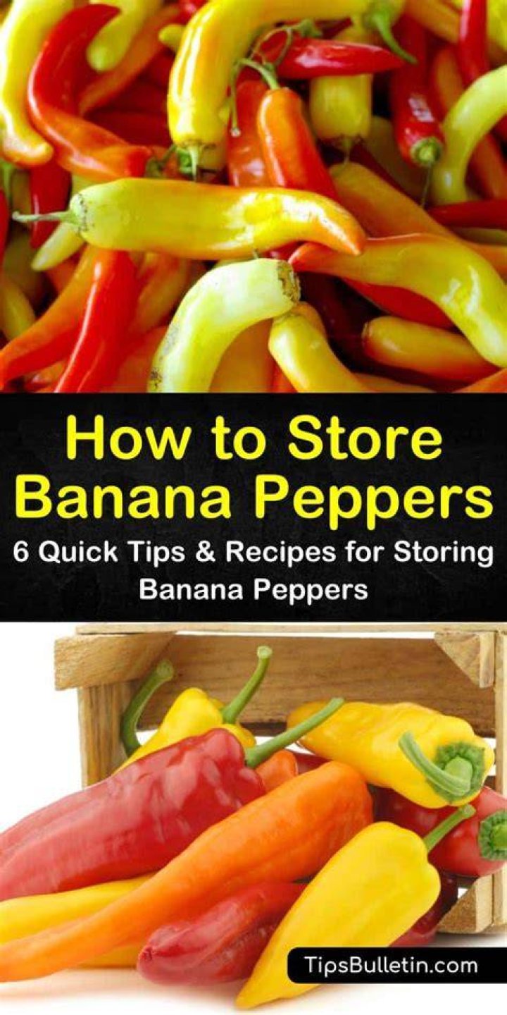 How to store banana peppers