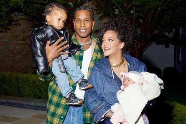 Indy Blue with her son