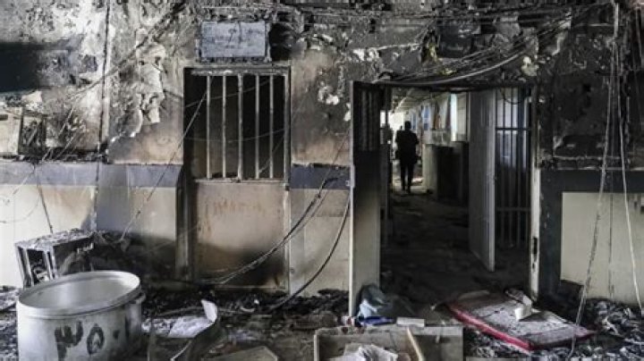 
Iranian prison set ablaze, gunshots and explosions reported 
