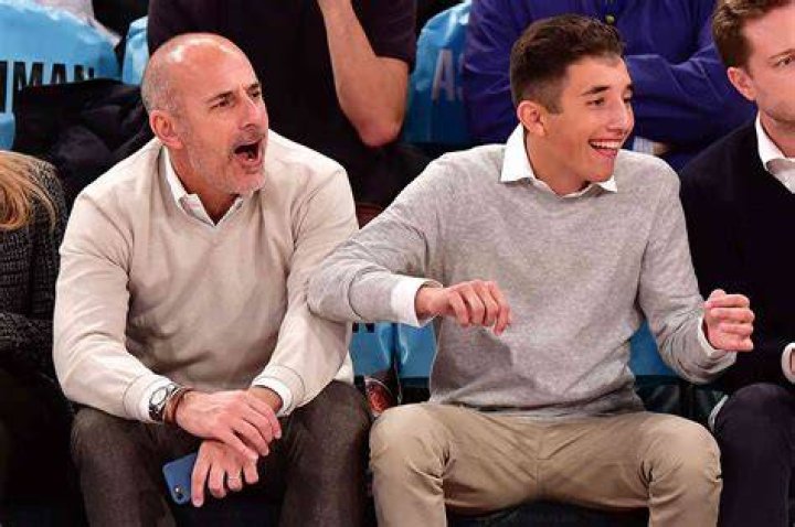 Matt Lauer with children