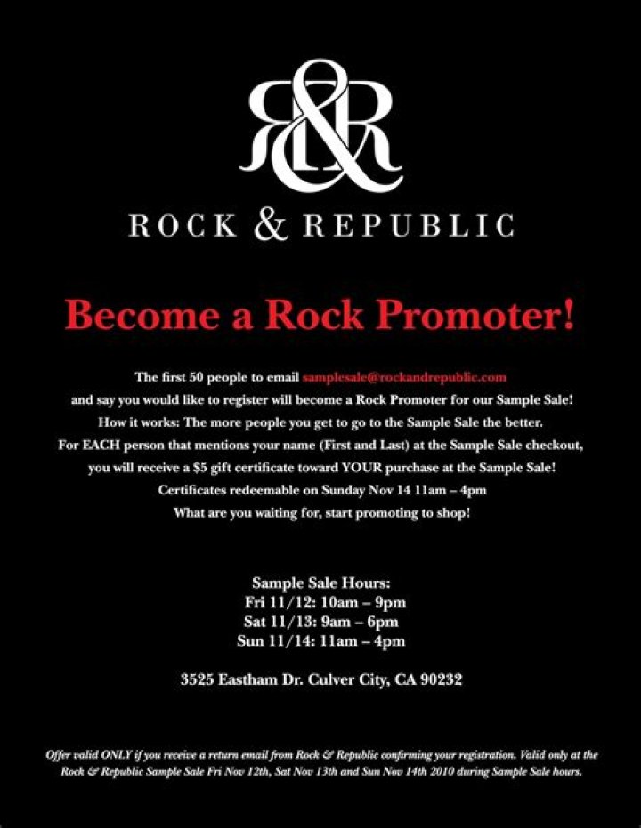 Rock Promoter