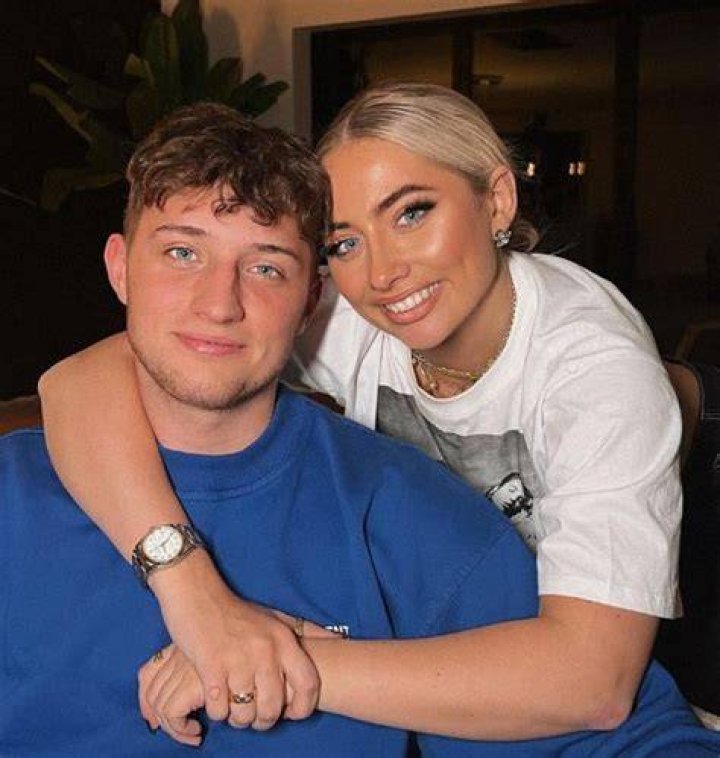 Saffron Barker with her brother