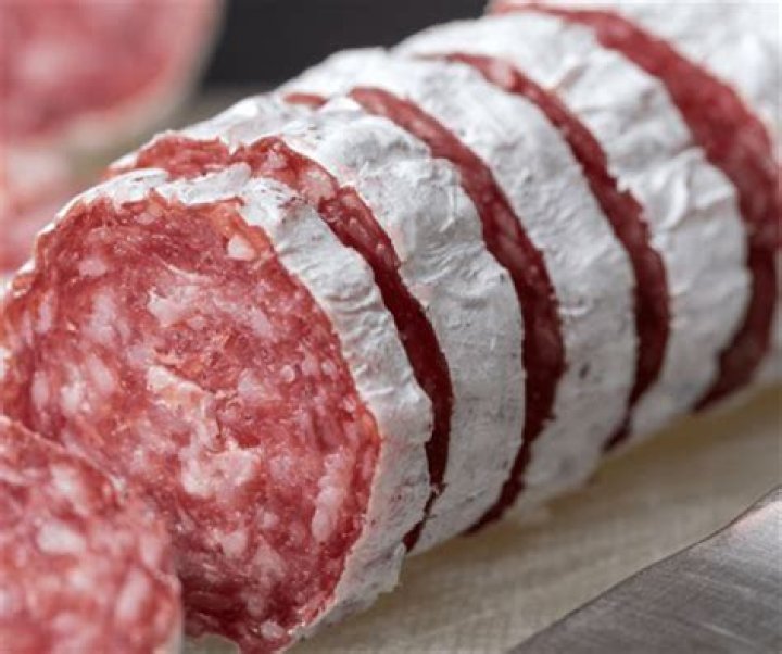 What is the white stuff in salami