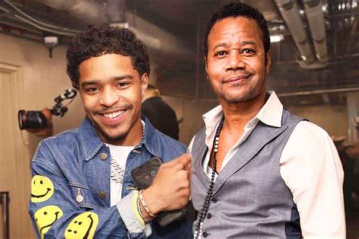 Young Justin Combs with his brother